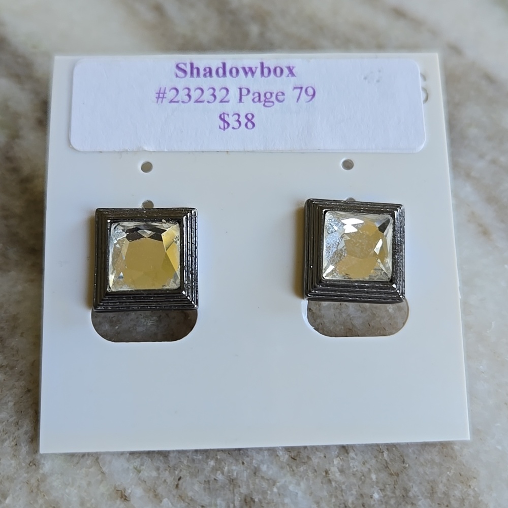 Lia Sophia Shadowbox Earrings